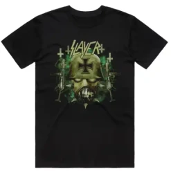 Famous Rock Shop Slayer Green Skull Unisex T-Shirt