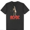 Famous Rock Shop ACDC Stiff Upper Lip Pose Unisex Tee Black