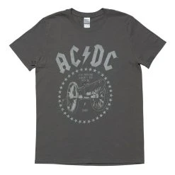 FRS Band T-Shirts ACDC For Those About To Rock Unisex T-Shirt Grey
