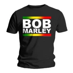 Music & Band Tees Bob Marley Rasta Band Block Unisex Tee