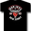 Famous Rock Shop Bon Jovi New Jersey 83 Unisex T-Shirt