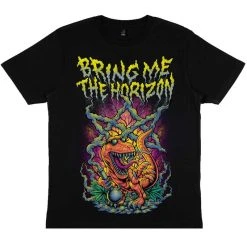 Famous Rock Shop Bring Me The Horizon Smoking Dinosaur Unisex T-Shirt