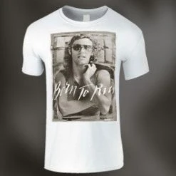 Famous Rock Shop Bruce Springsteen Born To Run White T-Shirt