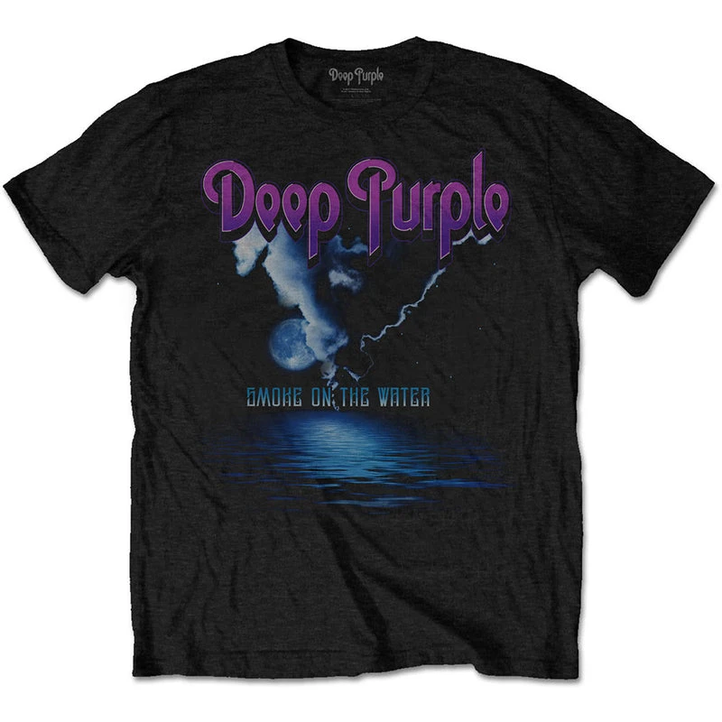 Famous Rock Shop Deep Purple Smoke On The Water Unisex T-Shirt 3 Famous Rock Shop Deep Purple Smoke On The Water Unisex T-Shirt