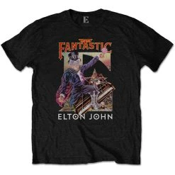 Famous Rock Shop Elton John Captain Fantastic Unisex T-Shirt