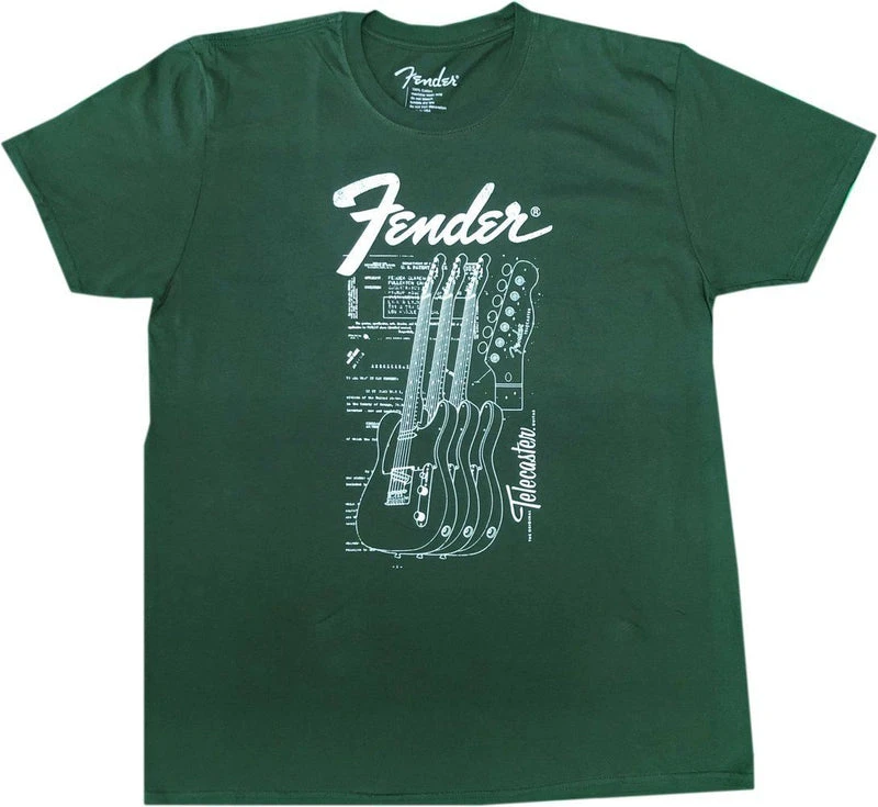Music & Band Tees Fender Telecaster Guitar T-Shirt