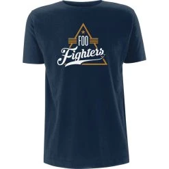 Famous Rock Shop Foo Fighters Triangle Unisex T-Shirt Navy