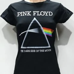 Music & Band Tees Pink Floyd Women's Dark Side Of The Moon Tshirt Black