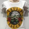 Famous Rock Shop Guns N Roses Women's Classic Logo Tshirt White -Famous Rock Shop FullSizeRender 17 800x