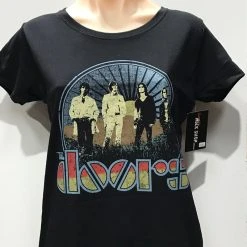 Famous Rock Shop The Doors Women's Tee T-Shirt Vintage Field