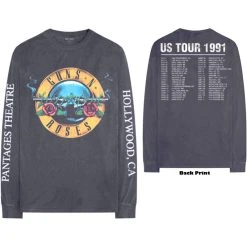 Famous Rock Shop GUNS N' ROSES HOLLYWOOD TOUR UNISEX LONG SLEEVED T-SHIRT