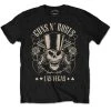 Famous Rock Shop GUNS N' ROSES TOP HAT, SKULL & PISTOLS LAS VEGAS UNISEX T-SHIRT