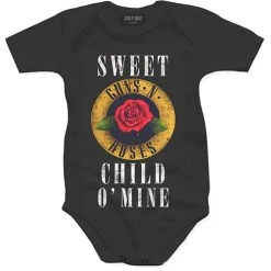 FRS Band T-Shirts Guns N Roses Kids Baby Grow Sweet Child O Mine Rose