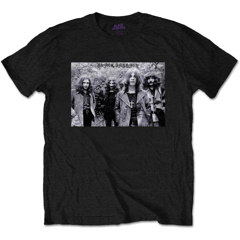 Music & Band Tees Black Sabbath Unisex Tee Group Shot Black