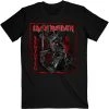 Famous Rock Shop Iron Maiden Senjutsu Cover Distressed Red Unisex Tee