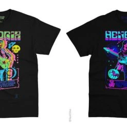 Famous Rock Shop JIMI HENDRIX GUITAR BLACKLIGHT UNISEX T-SHIRT