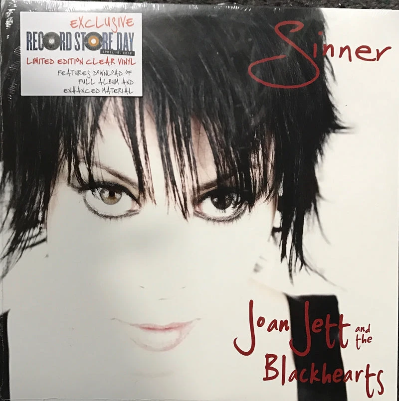 Famous Rock Shop Vinyl Records Joan Jett And The Blackhearts ‎– Sinner Vinyl LP