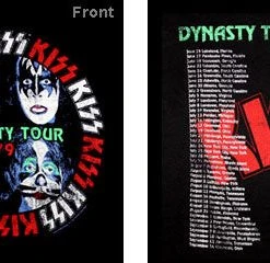 FRS Band T-Shirts Kiss Dynasty Tour Unisex Tee -Famous Rock Shop KissDynastyTourUnisexTee. 800x