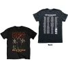 Famous Rock Shop Kiss End Of The Road Tour Unisex T-Shirt Back Print