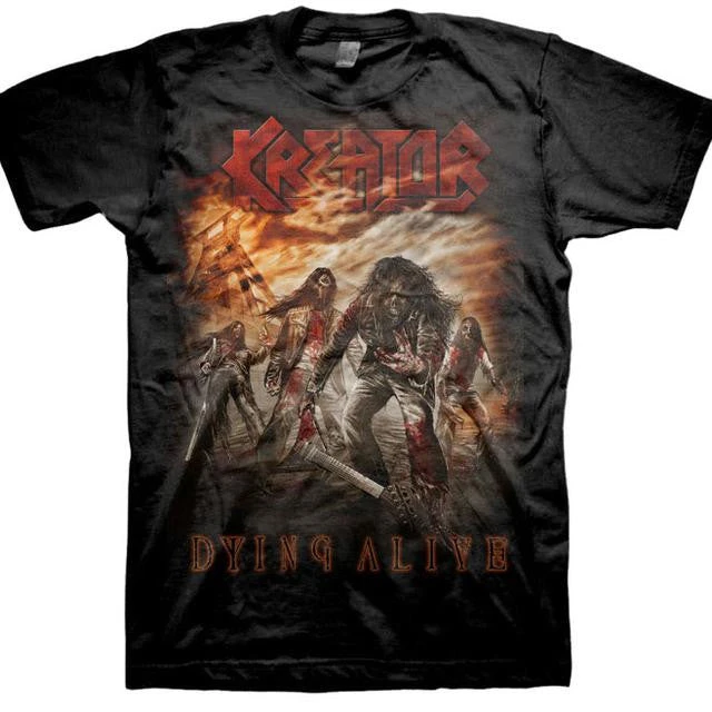 Music & Band Tees Kreator - Dying Alive T-Shirt Black.
