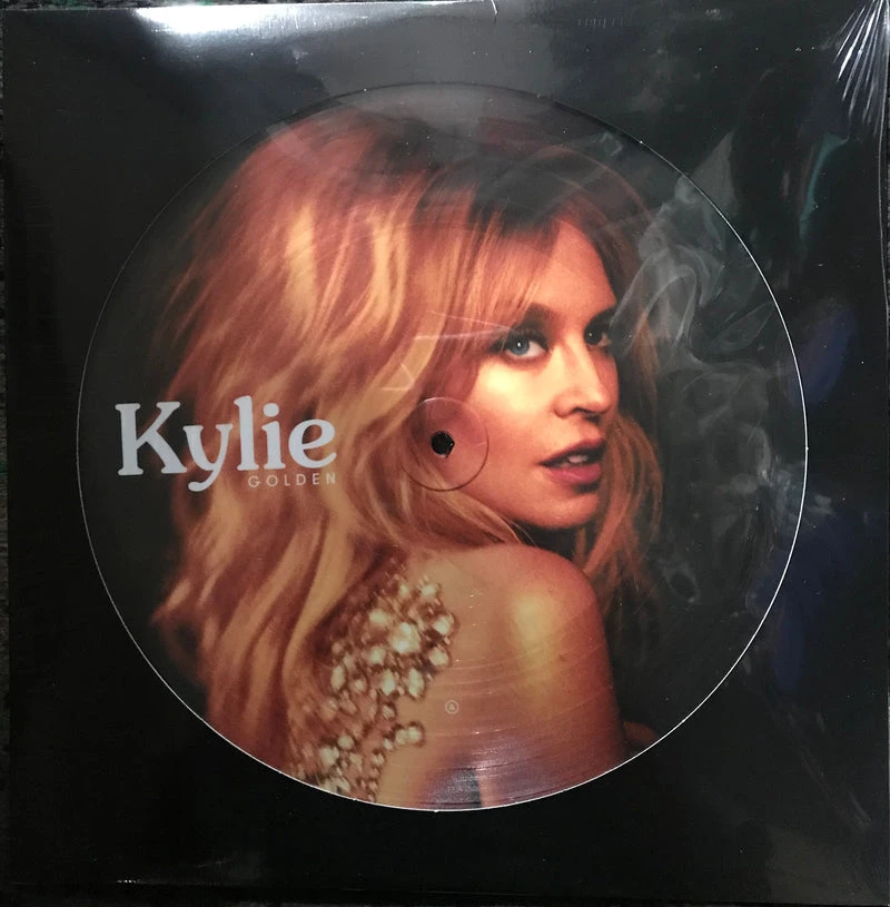 Famous Rock Shop Vinyl Records Kylie Minogue Golden Limited Edition Picture Disc LP Vinyl
