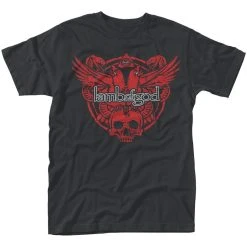 Music & Band Tees Lamb Of God - Snake And Eagle Black T-Shirt.