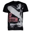 Famous Rock Shop Led Zeppelin Exploding Zeppelin Unisex Tee