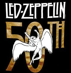 Famous Rock Shop Led Zeppelin 50TH Logo Tee -Famous Rock Shop Led Zepplin 50TH Logo Famous Rock Shop. 800x