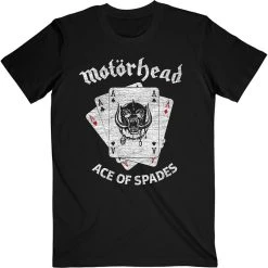 Famous Rock Shop MOTORHEAD FLAT WAR PIG ACES UNISEX T-SHIRT