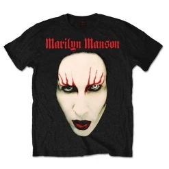 Famous Rock Shop Marilyn Manson Red Lips Unisex Tee