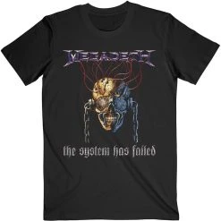 Famous Rock Shop Megadeth Systems Fail Unisex Tee