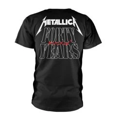 FRS Band T-Shirts Metallica 40TH Anniversary Forty Years Unisex T-Shirt -Famous Rock Shop Metallica40THAnniversaryFortyYearsUnisexT Shirt. 800x