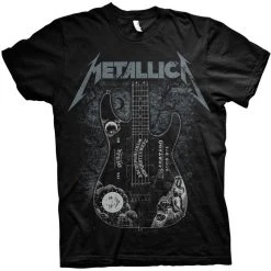 Famous Rock Shop Metallica Hammett Ouija Guitar Unisex Tee