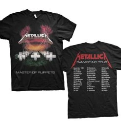 FRS Band Shirts Metallica Master Of Puppets European Tour 86 Unisex T-Shirt