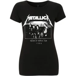 Famous Rock Shop Metallica Mop Photo Damage Inc Tour Ladies Tee