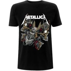FRS Band Shirts Metallica Skull Moth Unisex T-Shirt