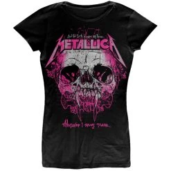 Famous Rock Shop Metallica Wherever I May Roam Ladies Tee