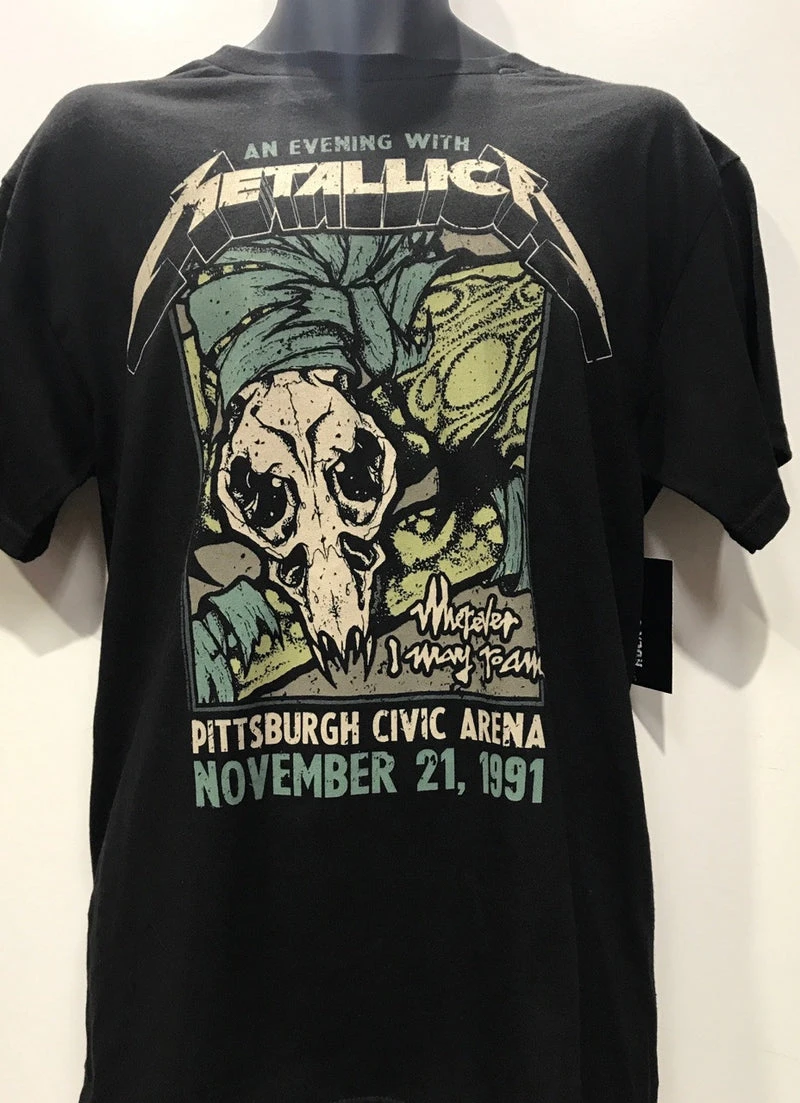 Famous Rock Shop Metallica Wherever I May Roam Tour T-shirt Black