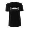 Music & Band Merch Nine Inch Nails Classic White Logo Unisex Tee
