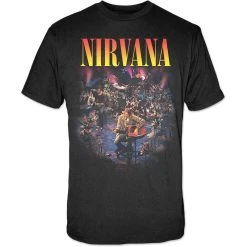 FRS Band T-Shirts Nirvana Unplugged Photo Unisex Tee