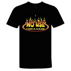Famous Rock Shop No Use For A Name Classic Flame Unisex Tee