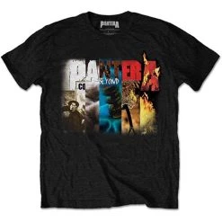 FRS Band T-Shirt Pantera Album Collage Unisex Tee T-Shirt