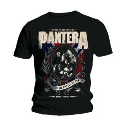 FRS Band T-Shirt Pantera Anniversary Shield Unisex T-Shirt.