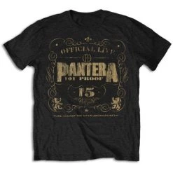 Famous Rock Shop Band T-Shirts Pantera 101 Proof Unisex Tee T-Shirt.