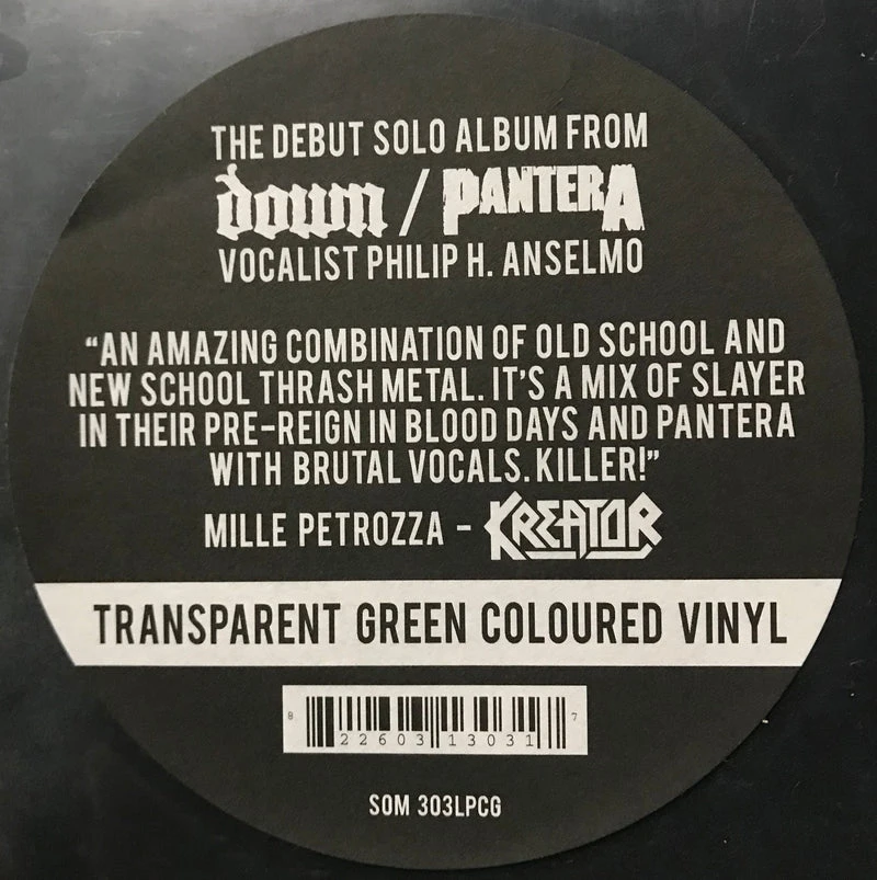 Famous Rock Shop Vinyl Records Philip H. Anselmo & The Illegals Walk Through Exits Only - Image 3