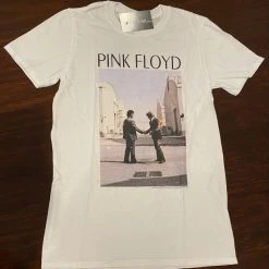 FRS Band T-Shirts Pink Floyd Wish You We're Here Unisex Tee White -Famous Rock Shop PinkFloydwishyouwe rehereUnisexTeeWhite. 800x