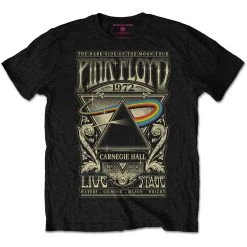 Famous Rock Shop Pink Floyd Carnegie Hall Poster Black