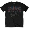 Famous Rock Shop Queen Union Jack Unisex Tee Black