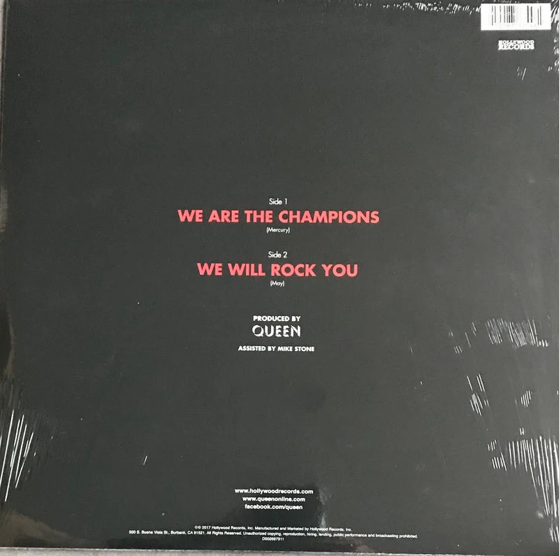 Famous Rock Shop Queen We Are The Champions We Will Rock You Record Store Day 12 Inch Vinyl - Image 2