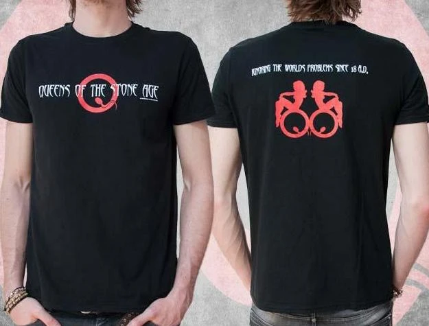 Famous Rock Shop Queens Of The Stone Age Underground T-Shirt Black